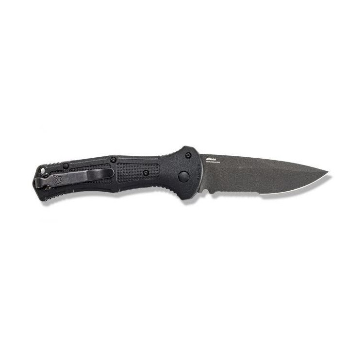 Benchmade 9070BK Black Claymore - Serrated - Push Button Automatic - Image 3